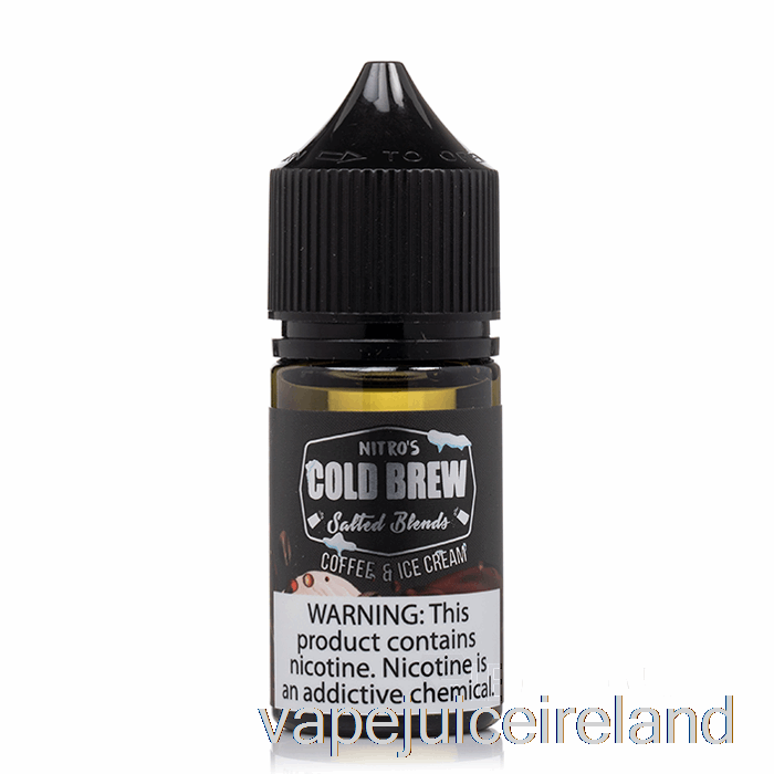 Vape Flavours Coffee and Ice Cream - Nitros Cold Brew Salts - 30mL 25mg
